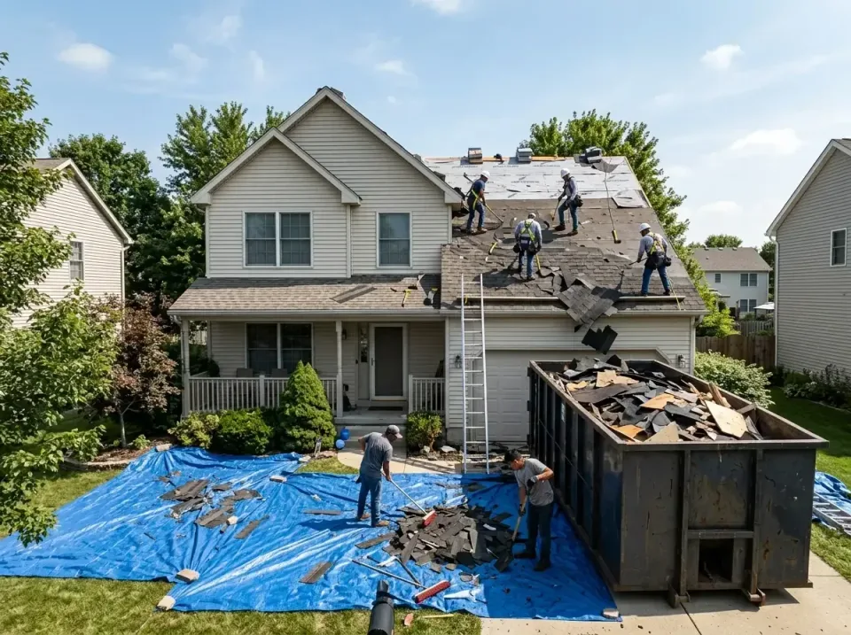 roof-replacement-debris-remova-004 — frequently asked questions, Cheapest Dumpster Rentals in Lincolnshire, IL